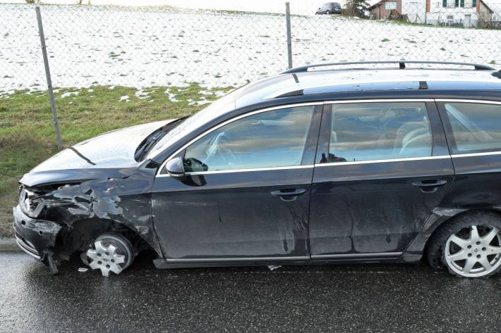 In Kriens LU kam es gestern zu einem kuriosen Unfall.