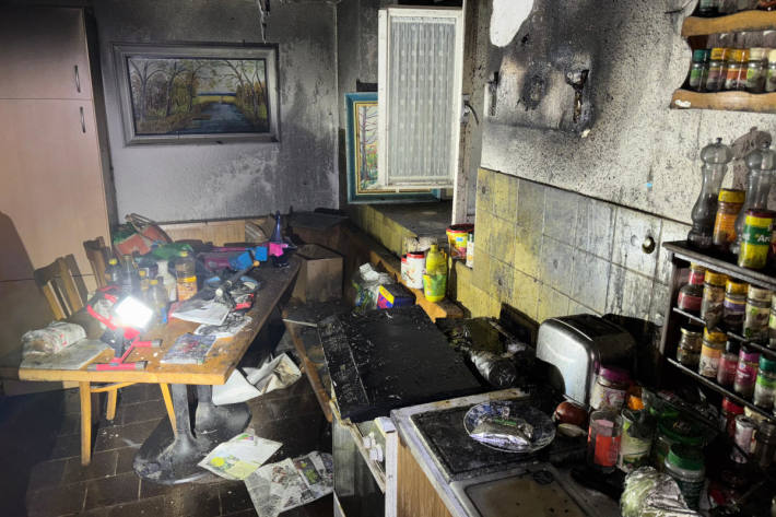In der Küche entstand ein erheblicher Sachschaden.