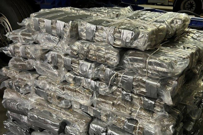 432 Kilo Haschisch fanden die Zöllner.