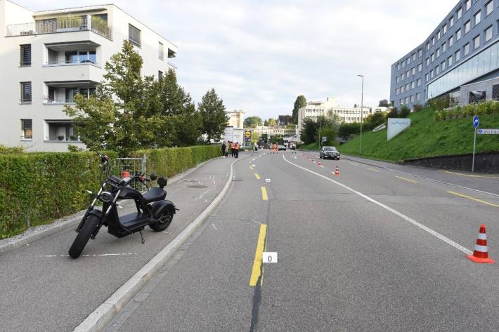 In Horgen ZH ereignete sich gestern ein Verkehrsunfall mit zwei Verletzten.