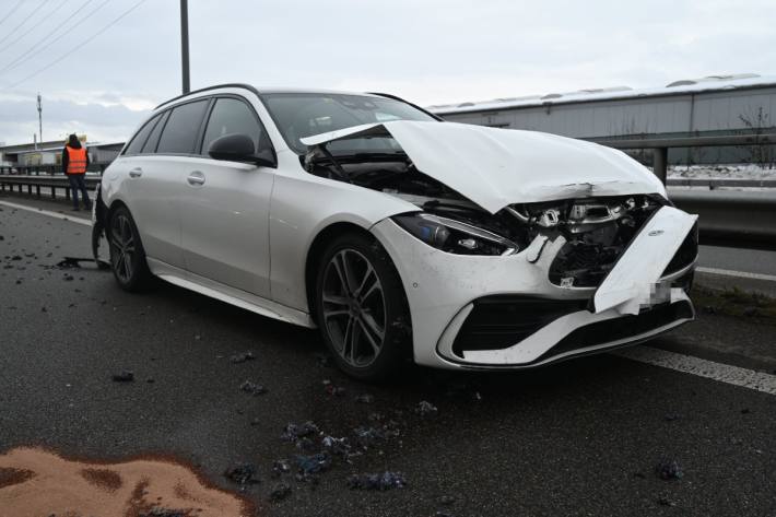 Durch den Unfall kam es zu Verkehrsbehinderungen