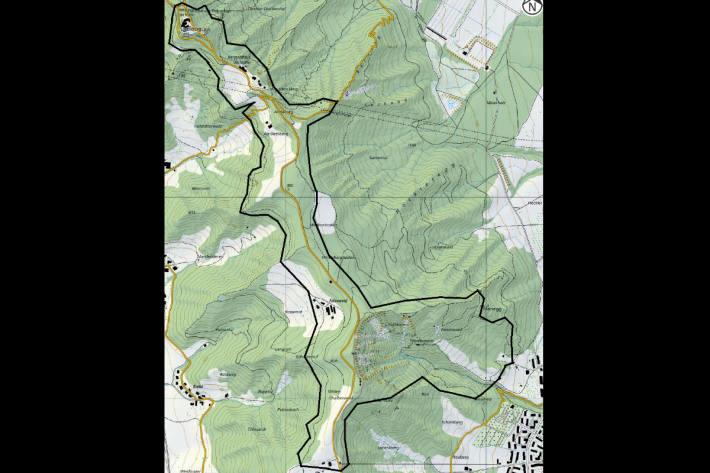 Suchgebiet am Uetliberg