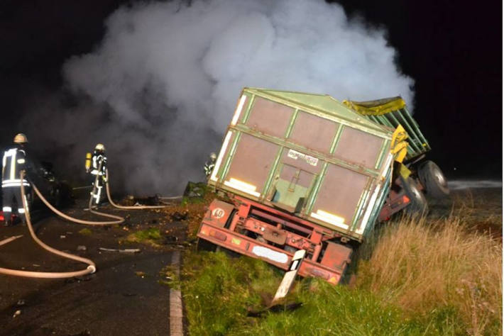  Tödlicher Verkehrsunfall  zwischen Hagen und Nindorf