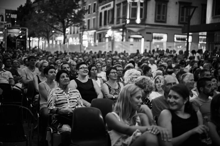 Gute Stimmung am Sommerkino in Langenthal