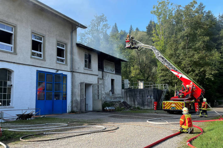 Brand in Gewerbeliegenschaft