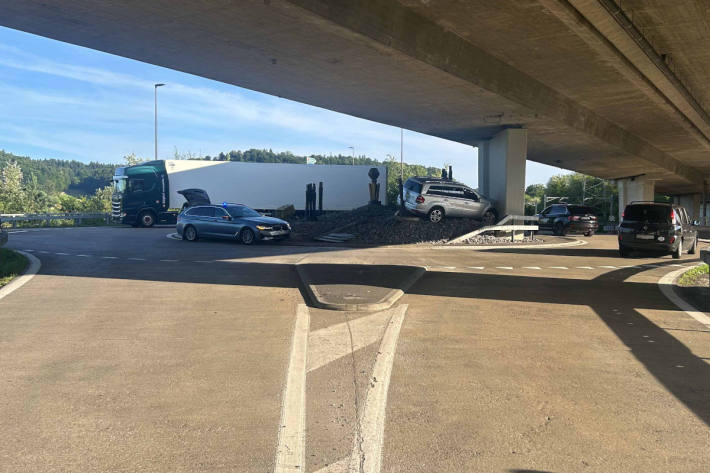 Das 64-jährige Lenkerin blieb beim Unfall unverletzt.