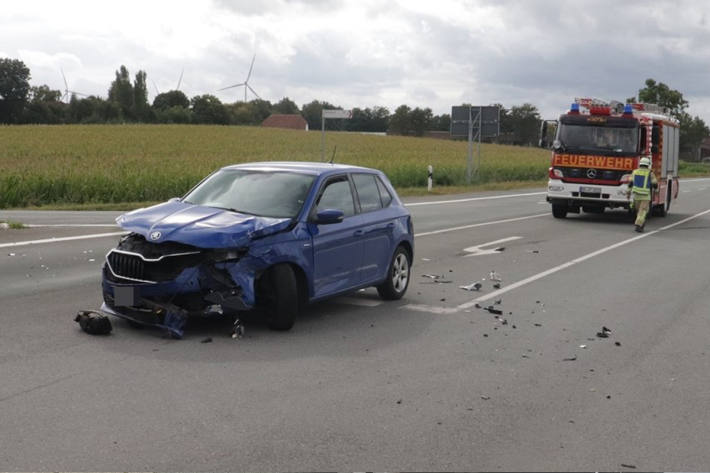 Der Skoda-Fahrer nahm dem Fiat die Vorfahrt.