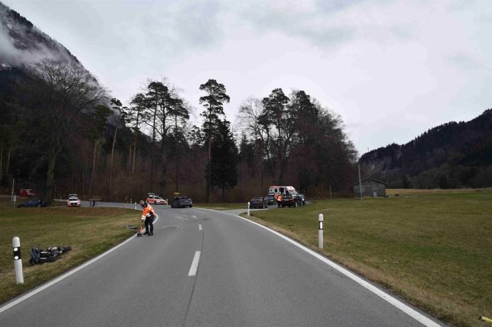 Die Kantonspolizei Graubünden klärt die genaue Unfallursache ab