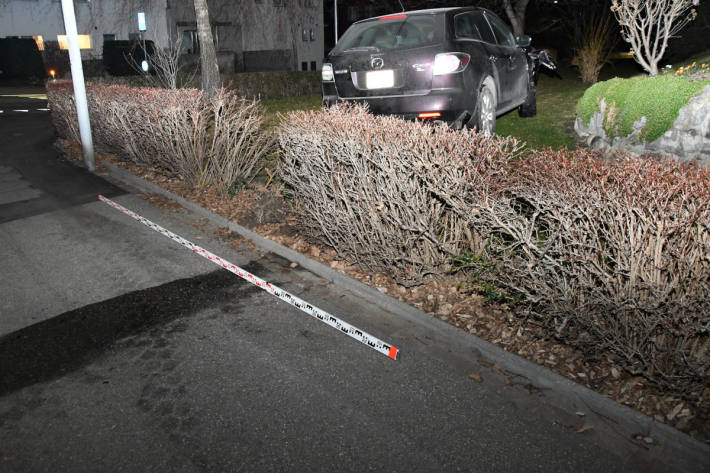 Alkoholisierter Lenker entfernt sich nach Unfall in Chur