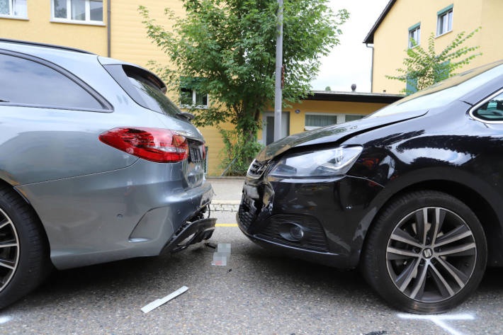Auffahrkollision mit grossem Sachschaden in St.Gallen