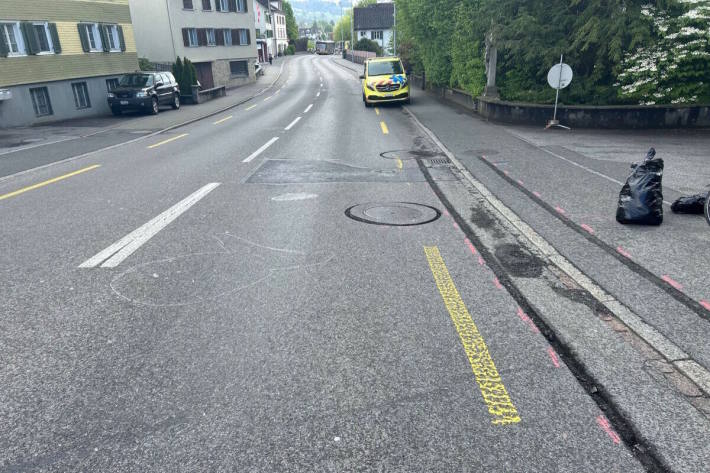 Die Gasterstrasse musste kurzzeitig gesperrt werden