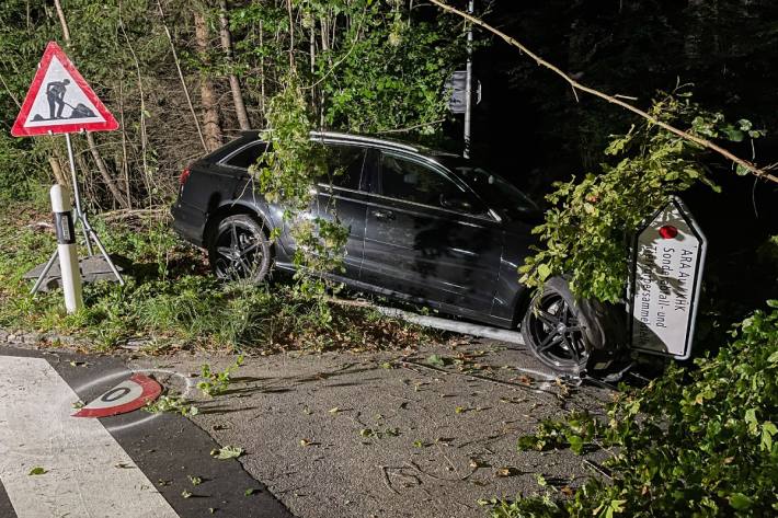 Der Schaden beim Unfall in St. Gallen ist erheblich.