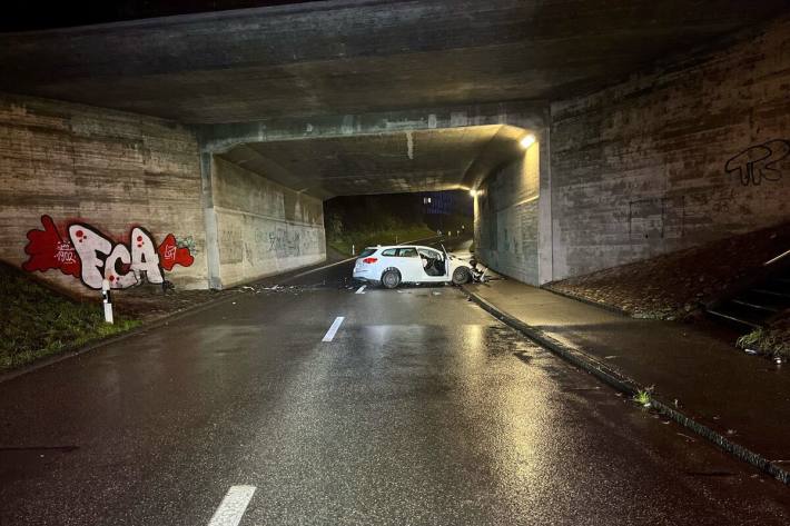 Nach dem Unfall kam es zu Verkehrsbehinderungen