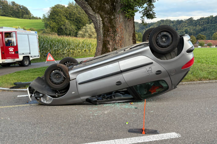 Die verletzte Lenkerin wurde ins Spital geflogen.