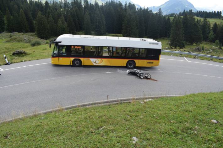 Auf der Schwägalpstrecke ereignbete sich ein Unfall.