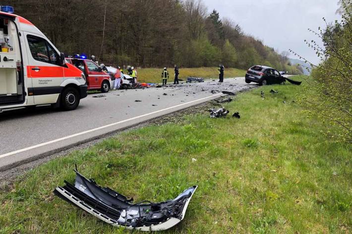 Heute kommt es zwischen Landstuhl und Hauptstuhl zu einem schweren Verkehrsunfall