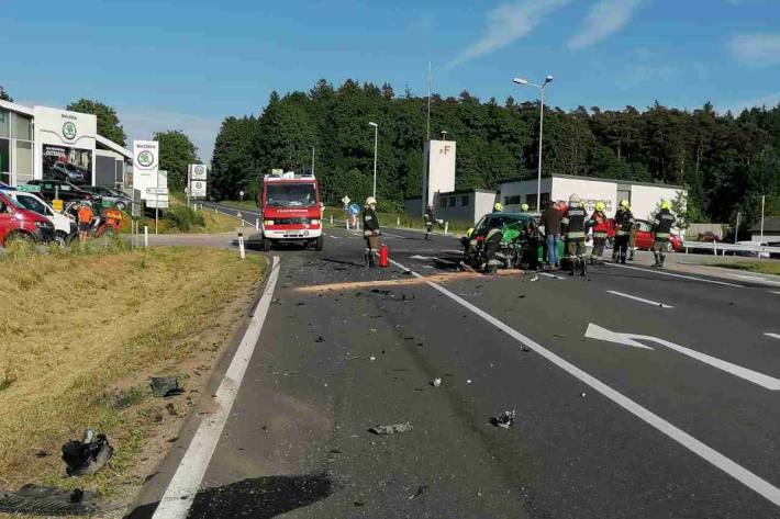 Unfall in Baumgartenberg