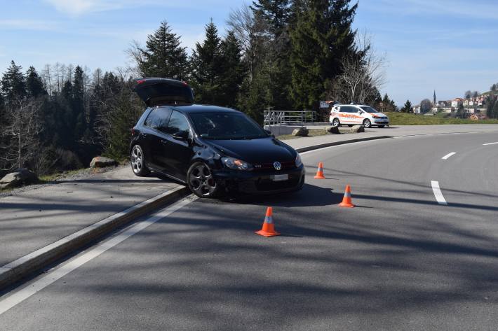 Unfall bei Rehetobel