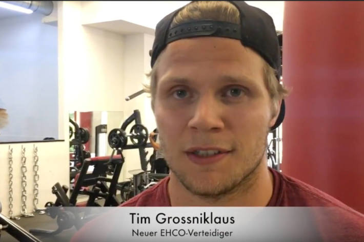 Tim Grossniklaus im Sommertraining
