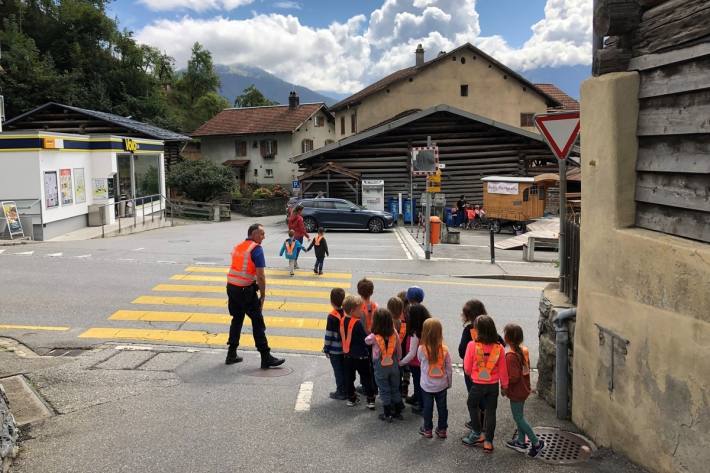 Eine praktische Verkehrsinstruktion