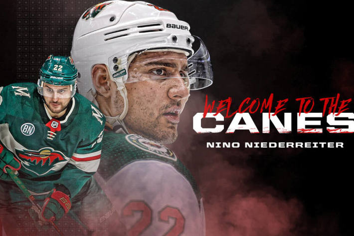 Nino Niederreiter zu den Canes!