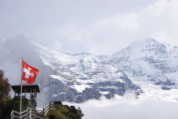 Jungfraujoch in den Berner Alpen