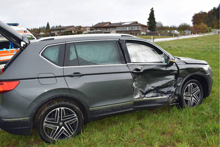 Kollision zwischen zwei Autos in Schongau