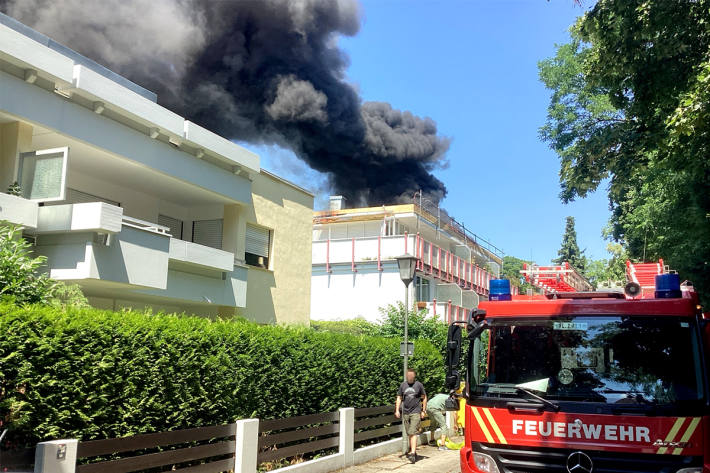 Ein vermisster Bauarbeiter konnte von der Feuerwehr München gerettet werden.
