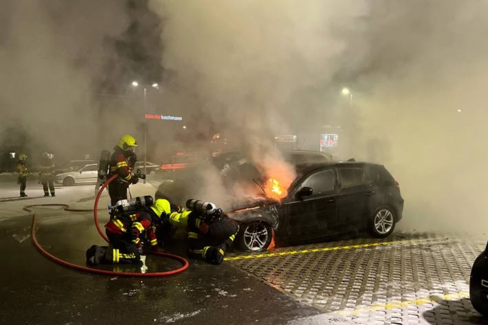 Das Feuer war rasch unter Kontrolle.