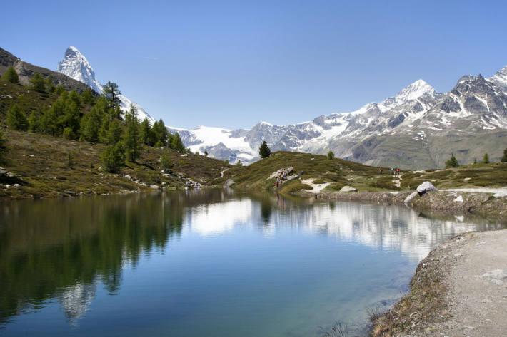 In der Gegend um Zermatt wurde letzte Nacht ein Erdbeben registriert.