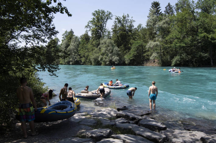 Baden im Luttersee - nicht nur verboten, sondern auch sehr gefährlich! (Symbolbild)