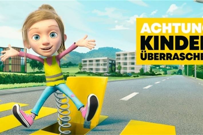 Achtung - Kinder überraschen