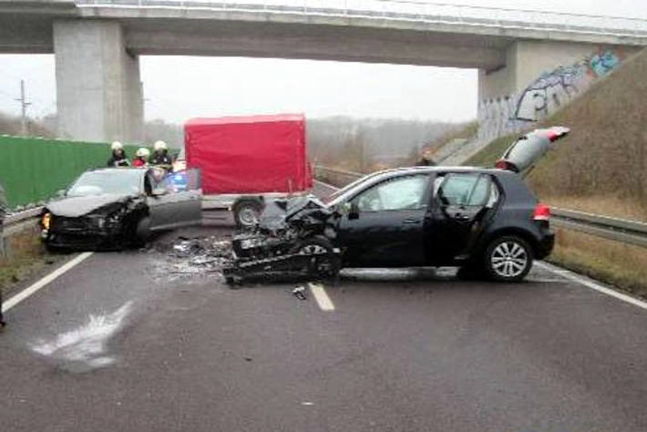 Unfallstelle auf der B188 bei Danndorf