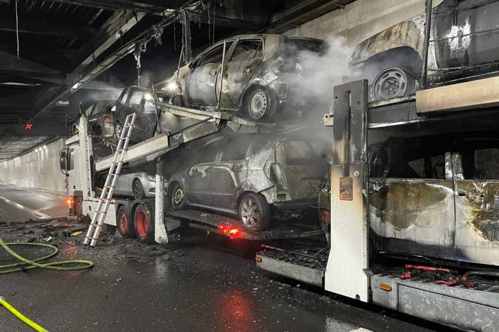 In Luzern ist es im Sonnenbergtunnel zu einem Brand gekommen.