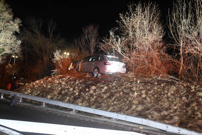 Fahrunfähig Unfall auf der A3 verursacht