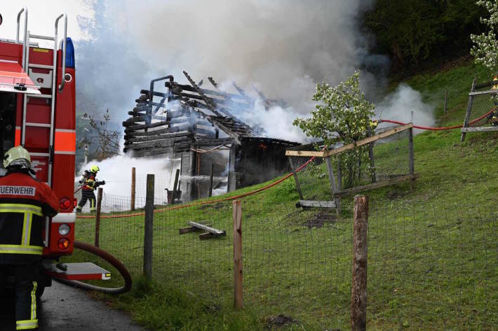 Die Feuerwehr konnte den Brand rasch löschen