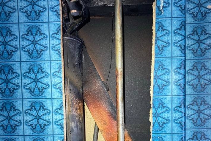 In Bürglen UR brannte es in einem Wohnhaus.