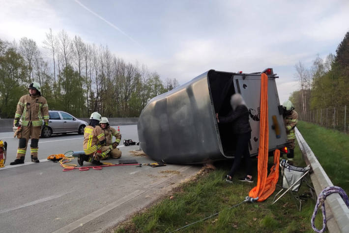 Feuerwehr befreit Friesendame Jasmin