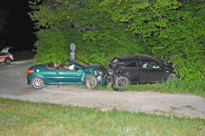 Unfallsituation in Tägerwilen