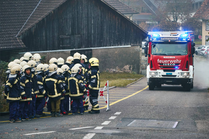 Die Nachwuchsförderung bei der Feuerwehr liegt allen am Herzen.