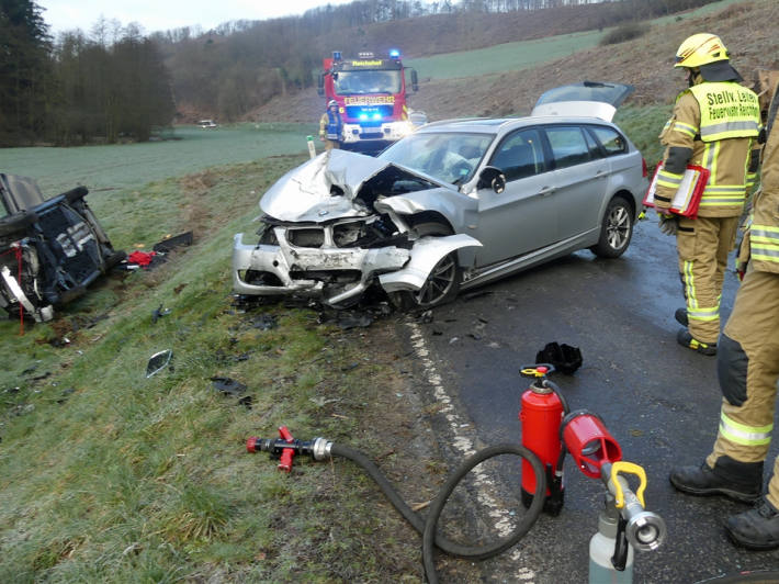 Verkehrsunfall mit schwer Verletzten