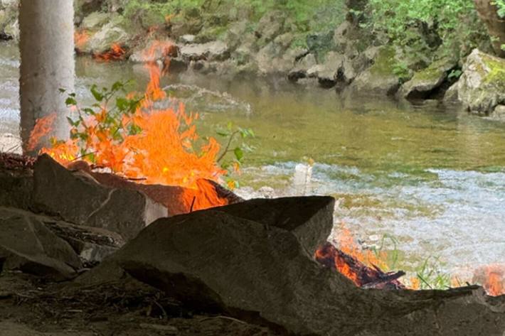 Die Brandursache ist unklar