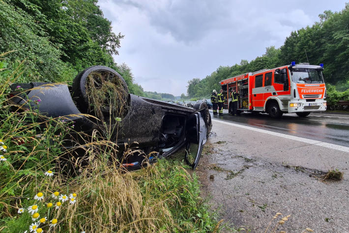 Glück im Unglück bei Verkehrsunfall auf der A43 bei Witten