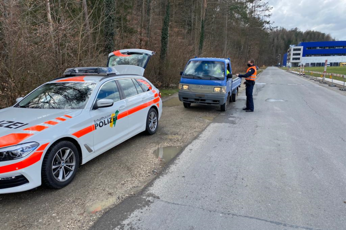 Europäische-Gurtenkontroll-Aktion im Kanton Schaffhausen