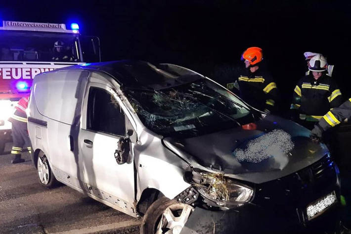 Unfall in Unterweißenbach