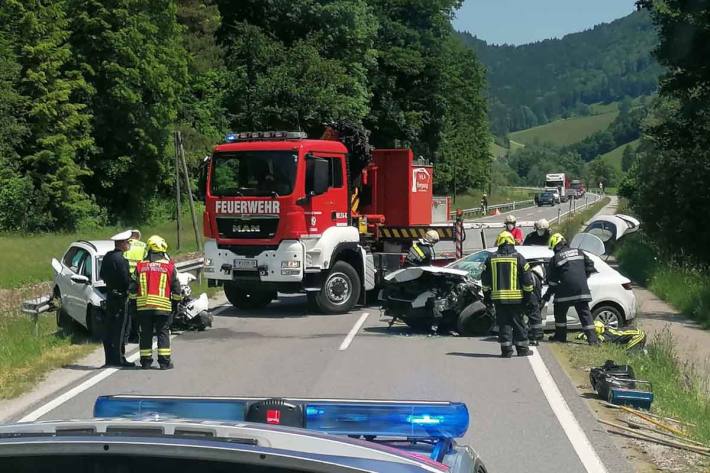 Schwerer Verkehrsunfall im Bezirk Scheibbs