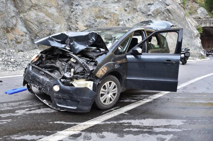 Die Autofahrerin blieb unverletzt.