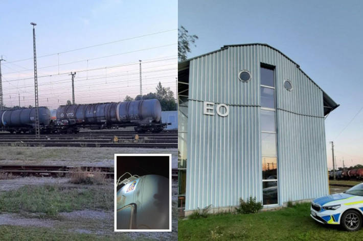 Der Mann erlitt lebensbedrohliche Verbrennungen durch dem Stromschlag.