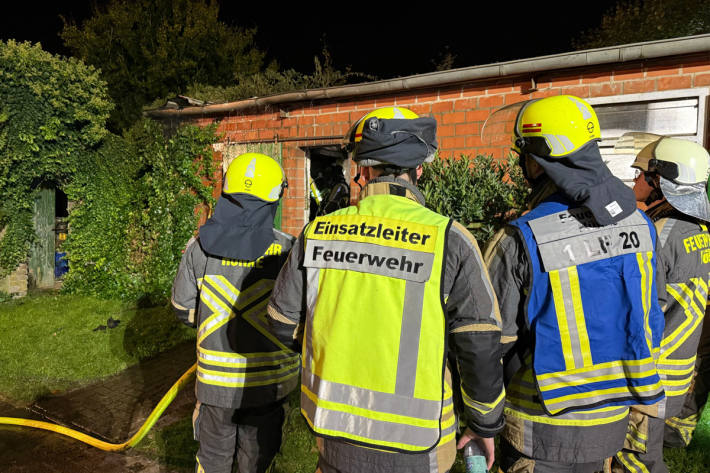 Alle drei Pferde konnten rechtzeitig in Sicherheit gebracht werden.