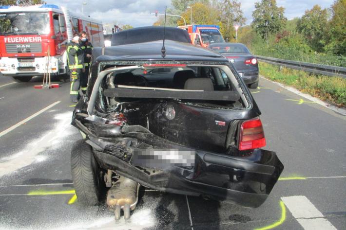 In Bergheim-Thorr verletzten sich gestern vier Personen.